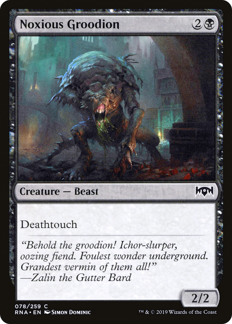 Noxious Groodion (RNA-078) - Ravnica Allegiance Foil