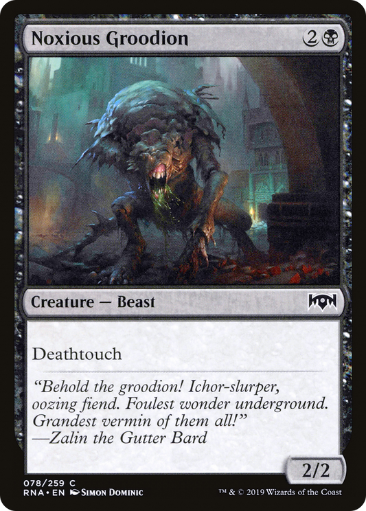 Noxious Groodion (RNA-078) - Ravnica Allegiance Foil