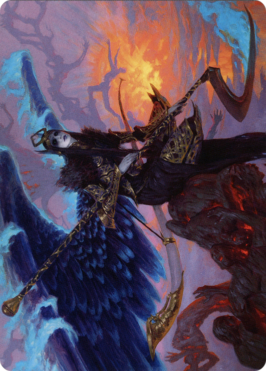 Eradicator Valkyrie // Eradicator Valkyrie (ASKHM-025) - Art Series: Kaldheim (Borderless) Foil