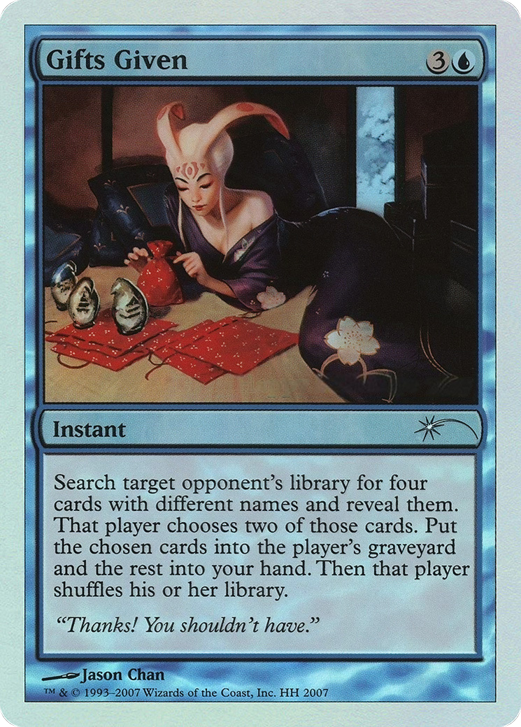 Gifts Given (HHO-07†) - Happy Holidays Foil