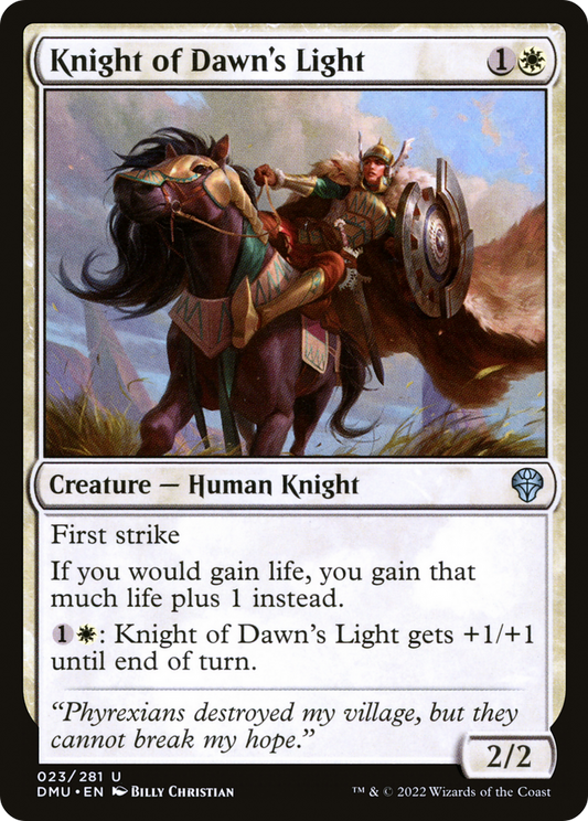 Knight of Dawn's Light [Dominaria United]