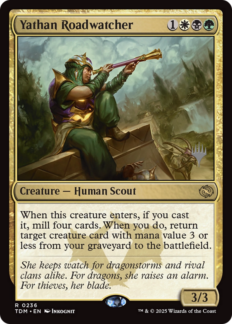 Yathan Roadwatcher [Tarkir: Dragonstorm Promos]