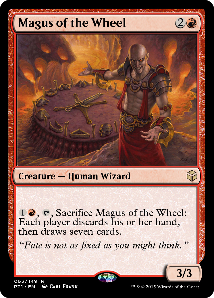 Magus of the Wheel (PZ1-063) - Legendary Cube Prize Pack Foil