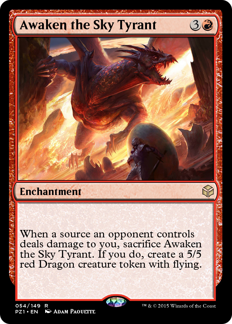 Awaken the Sky Tyrant (PZ1-054) - Legendary Cube Prize Pack
