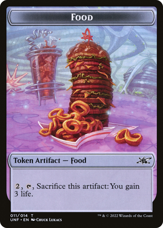 Food (UNF-011) - Unfinity Tokens Foil