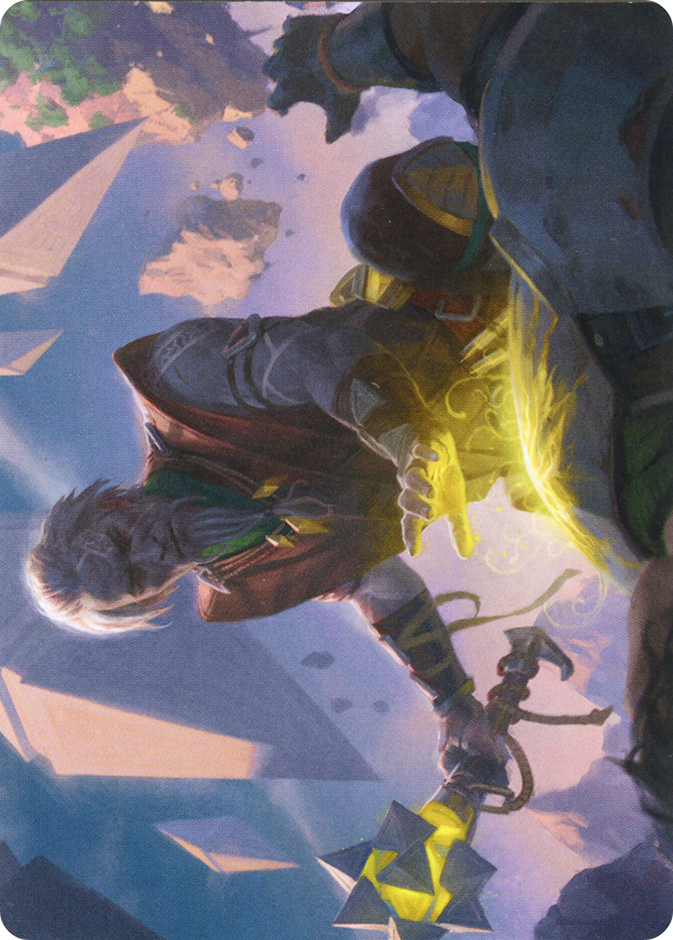 Expedition Healer // Expedition Healer (AZNR-039) - Zendikar Rising Art Series (Borderless) Foil