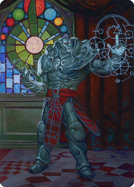 Karn, Living Legacy // Karn, Living Legacy (ADMU-002) - Dominaria United Art Series (Borderless)