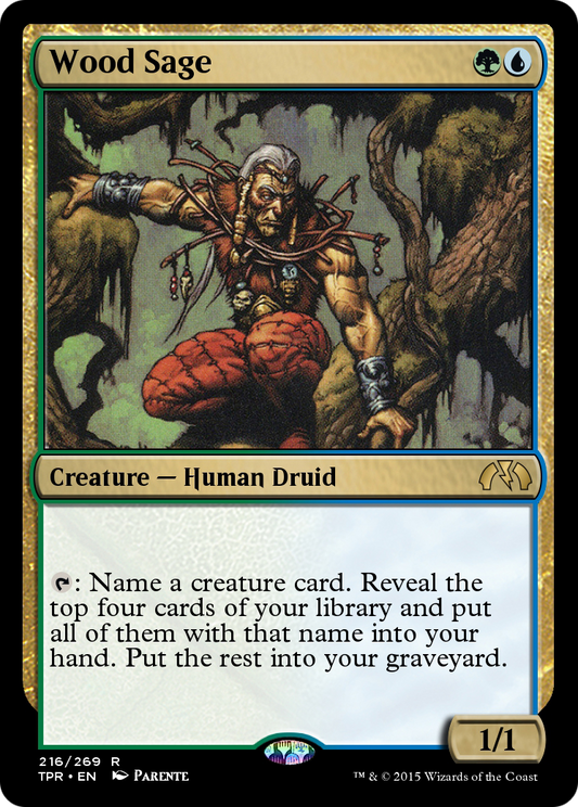 Wood Sage (TPR-216) - Tempest Remastered Foil