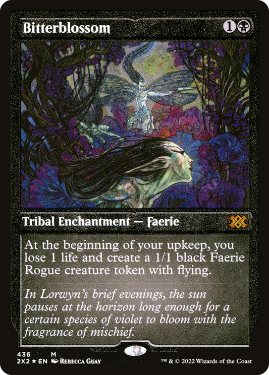 Bitterblossom (Foil Etched) [Double Masters 2022]