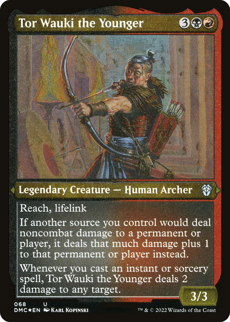 Tor Wauki the Younger (Foil Etched) [Dominaria United Commander]