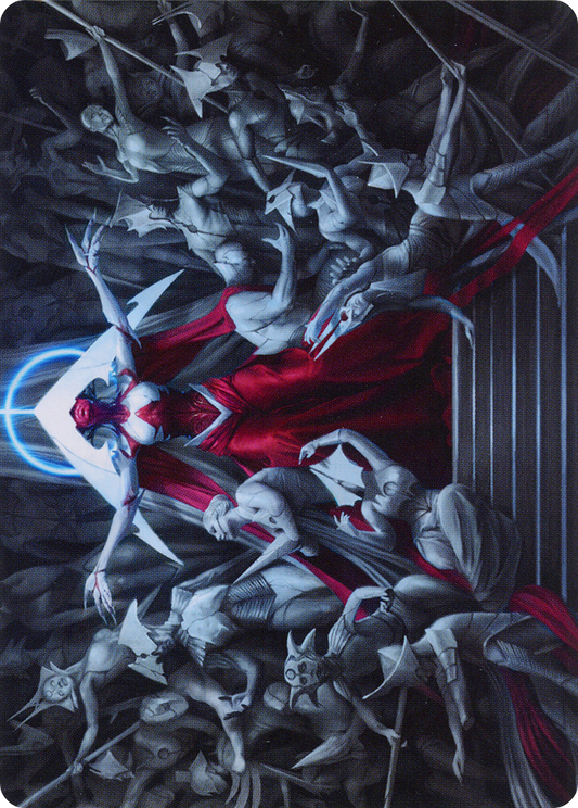 Elesh Norn, Mother of Machines // Elesh Norn, Mother of Machines (AONE-002) - Phyrexia: All Will Be One Art Series (Borderless)