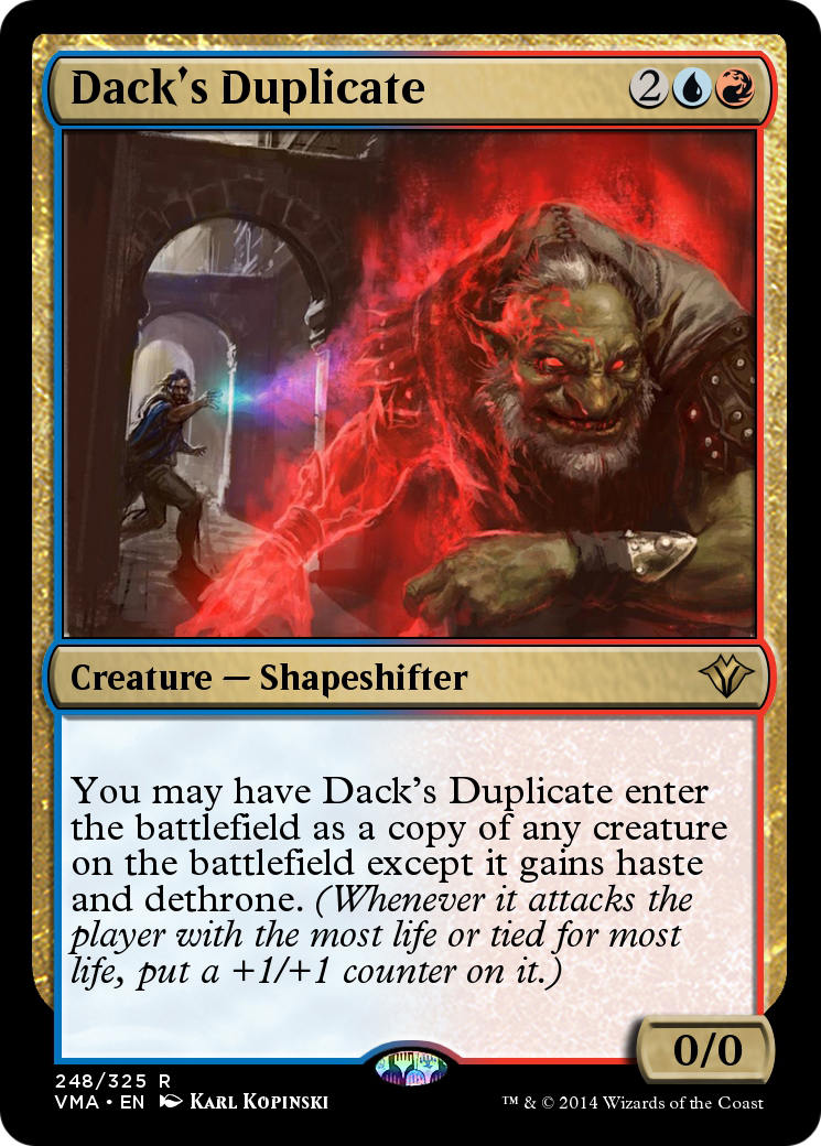 Dack's Duplicate (VMA-248) - Vintage Masters