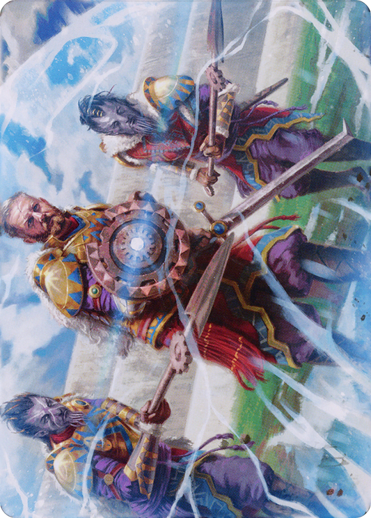 Argivian Phalanx // Argivian Phalanx (ADMU-003) - Dominaria United Art Series (Borderless)