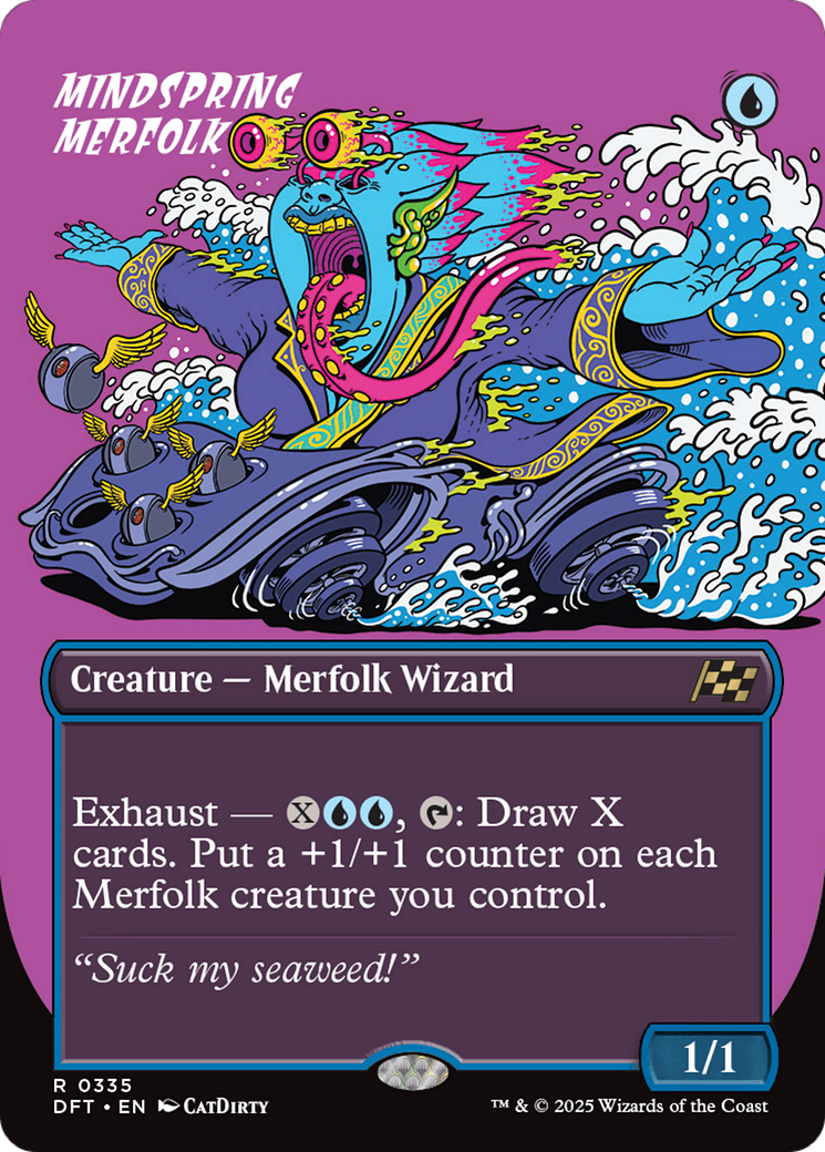Mindspring Merfolk (Borderless) [Aetherdrift]