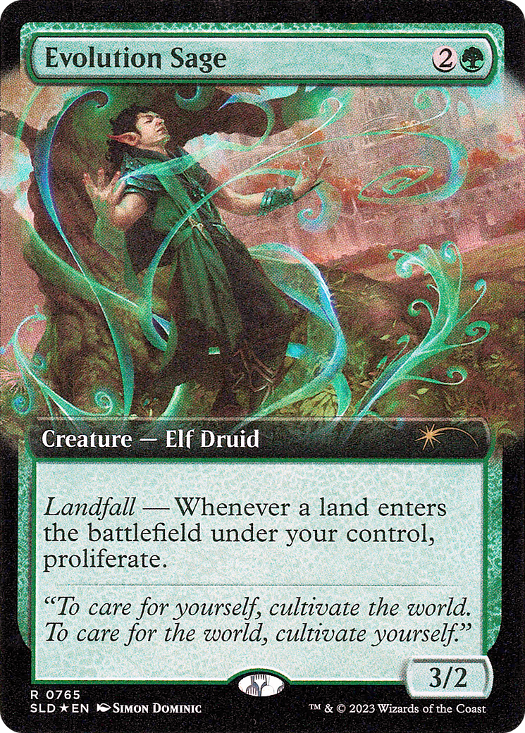 Evolution Sage (Extended Art) [Secret Lair Drop Series]