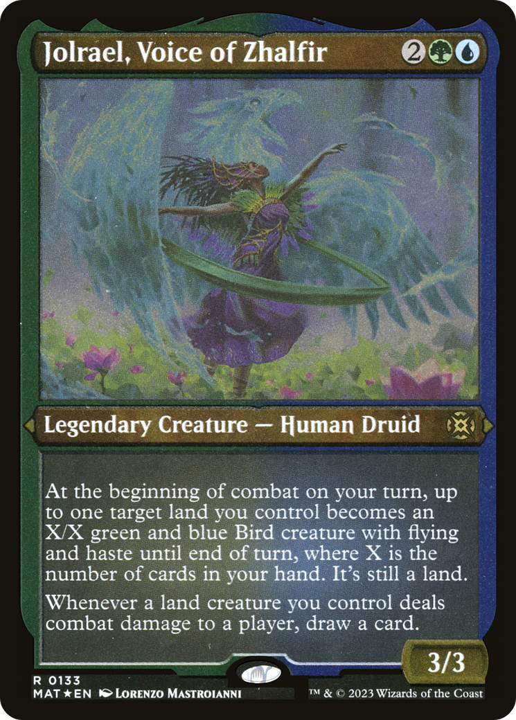 Jolrael, Voice of Zhalfir (Foil Etched) [March of the Machine: The Aftermath]