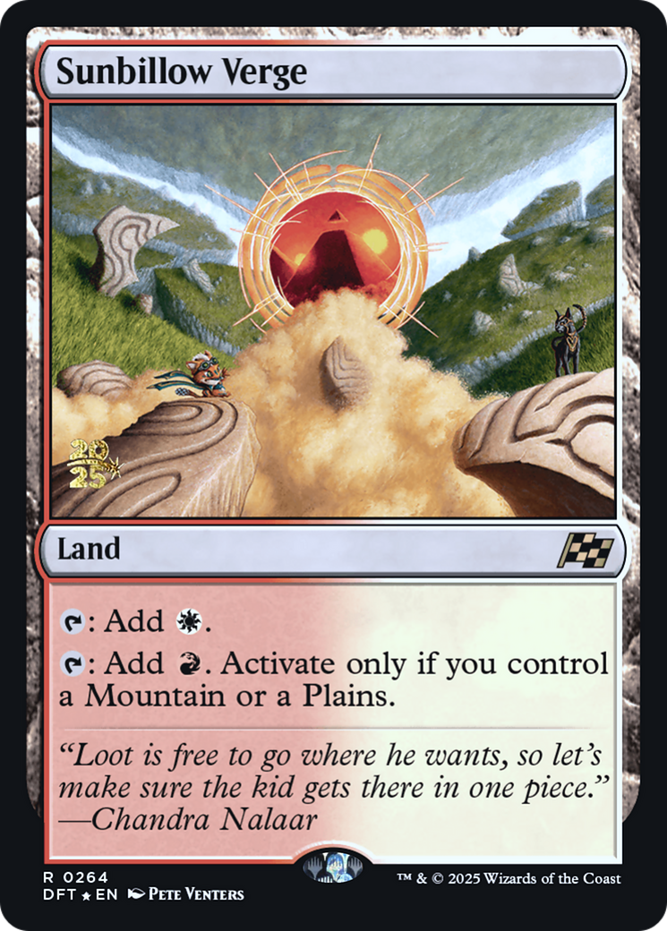 Sunbillow Verge [Aetherdrift Prerelease Promos]