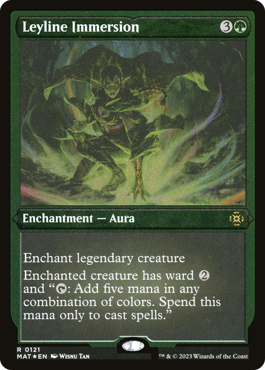 Leyline Immersion (MAT-121) - March of the Machine: The Aftermath Etched Foil