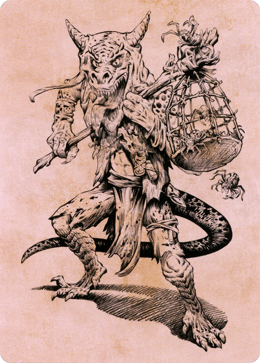 Taunting Kobold // Taunting Kobold (ACLB-057) - Battle for Baldur's Gate Art Series (Borderless)