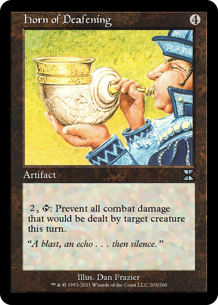 Horn of Deafening (ME4-205) - Masters Edition IV Foil