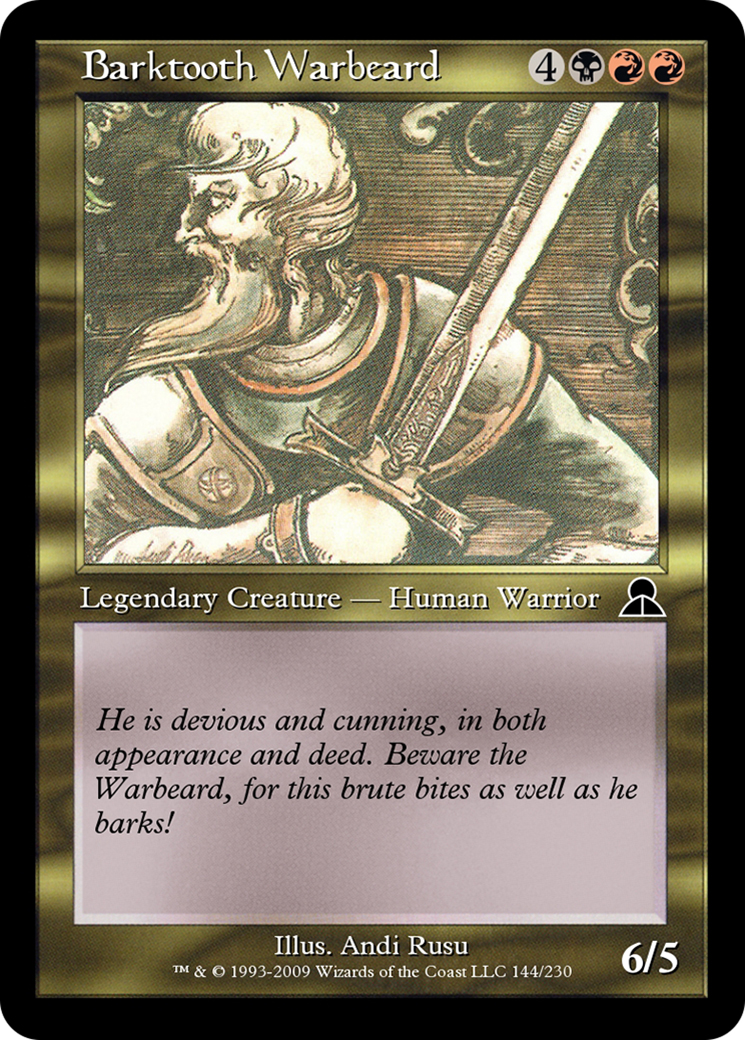 Barktooth Warbeard (ME3-144) - Masters Edition III Foil