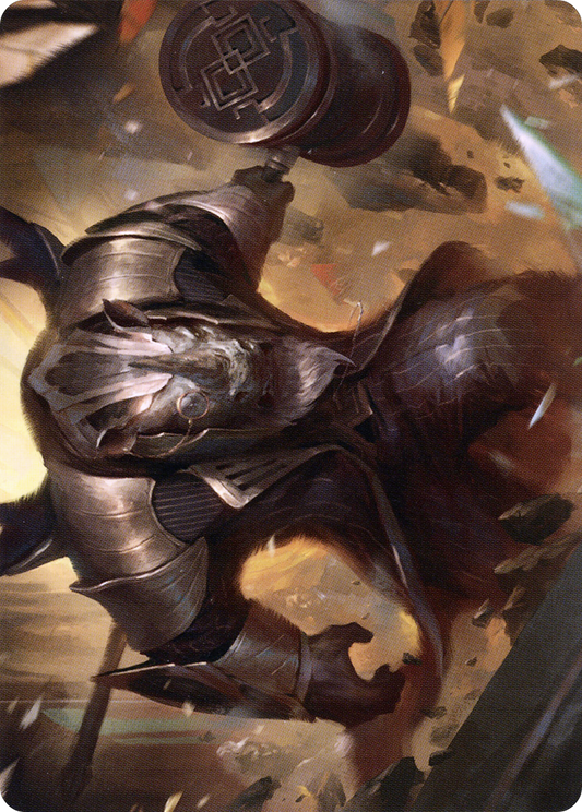 Perrie, the Pulverizer // Perrie, the Pulverizer (ASNC-043) - New Capenna Art Series (Borderless) Foil