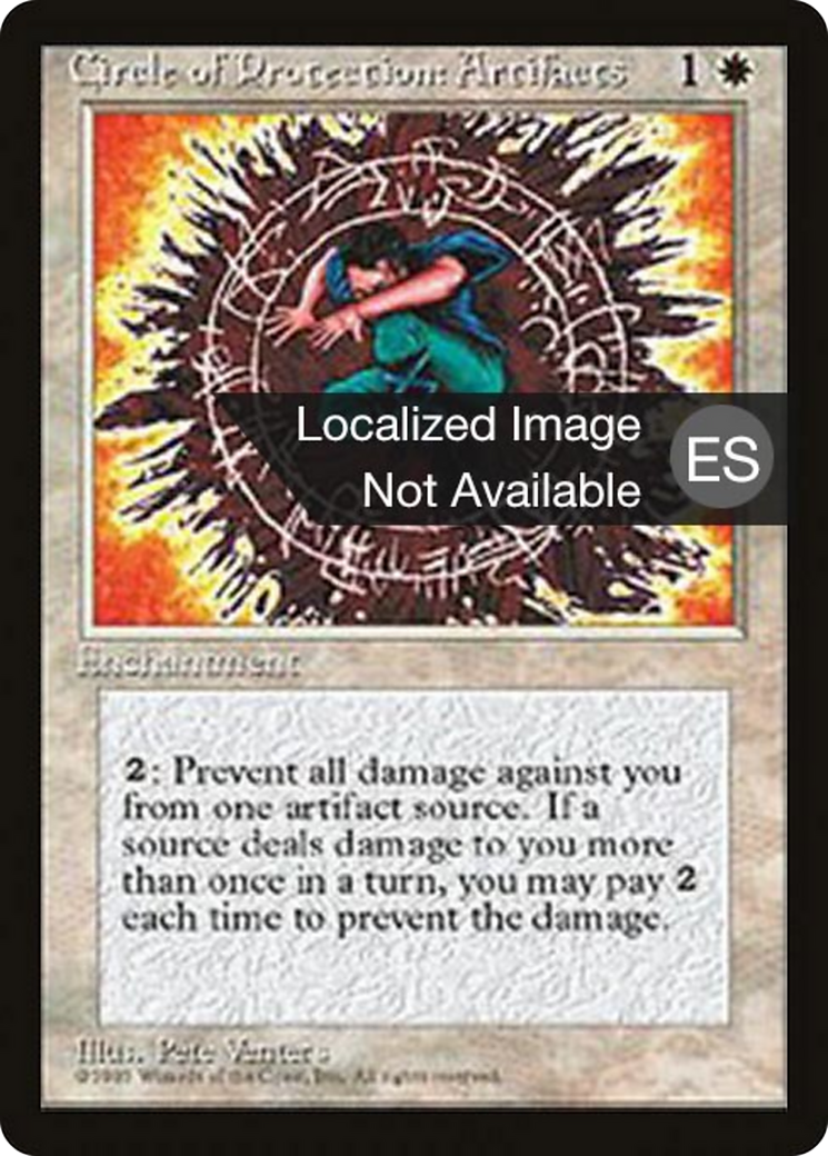 Circle of Protection: Artifacts (4BB-) - Fourth Edition Foreign Black Border