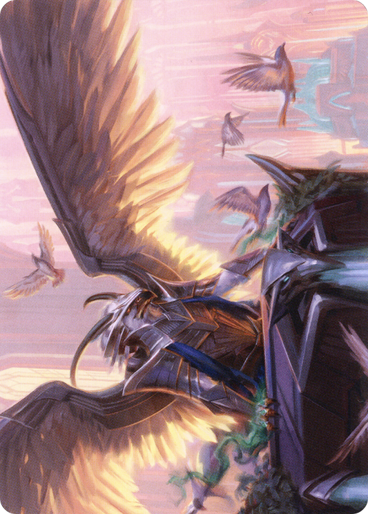 Falco Spara, Pactweaver // Falco Spara, Pactweaver (ASNC-025) - New Capenna Art Series (Borderless) Foil