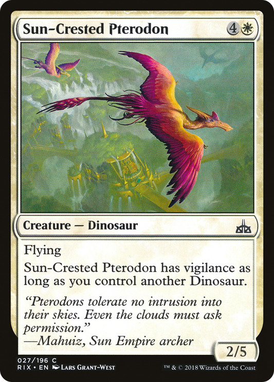 Sun-Crested Pterodon [Rivals of Ixalan]