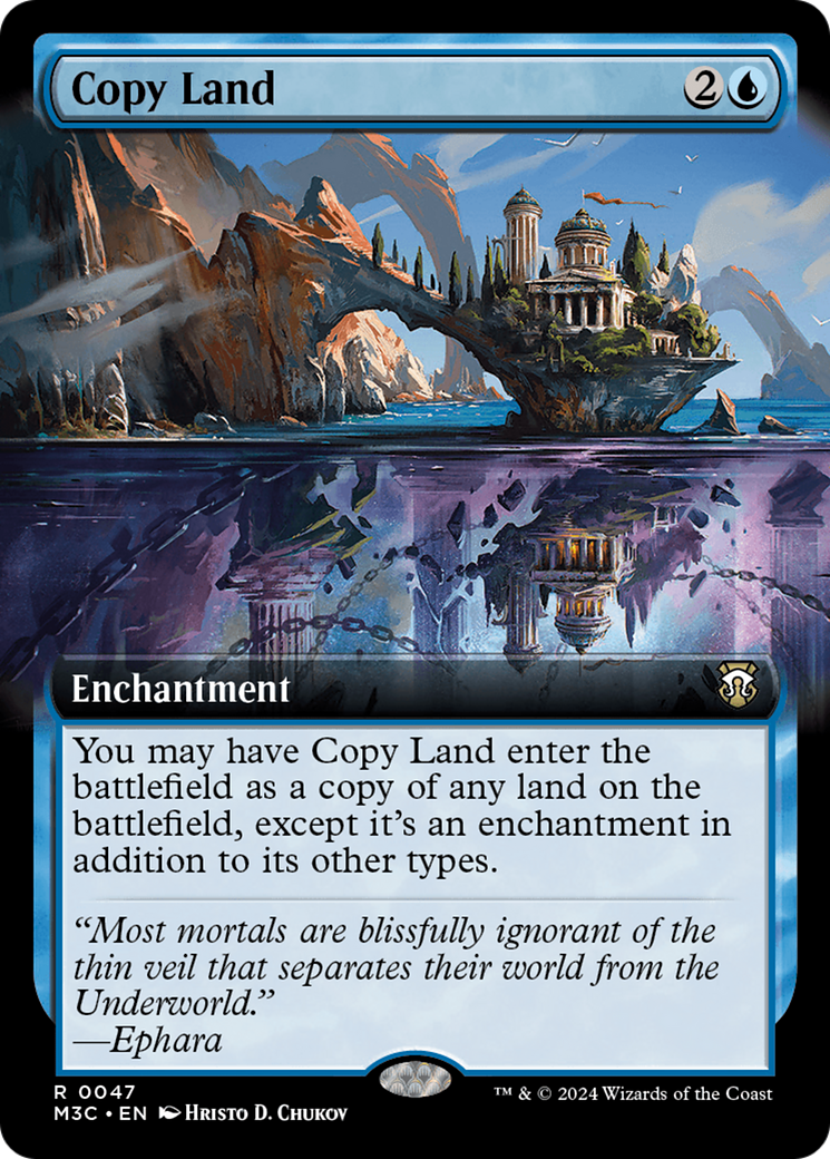 Copy Land (M3C-047) - Modern Horizons 3 Commander: (Extended Art) Foil