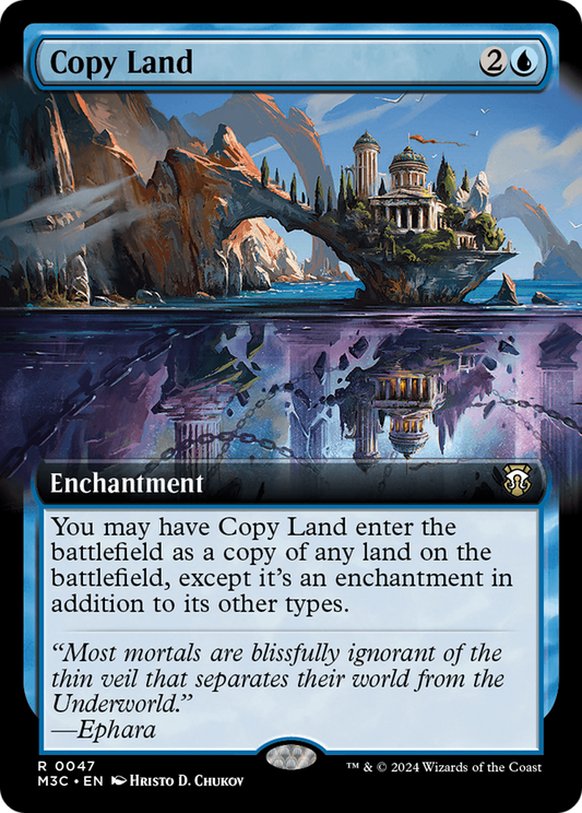 Copy Land (M3C-047) - Modern Horizons 3 Commander: (Extended Art) Foil