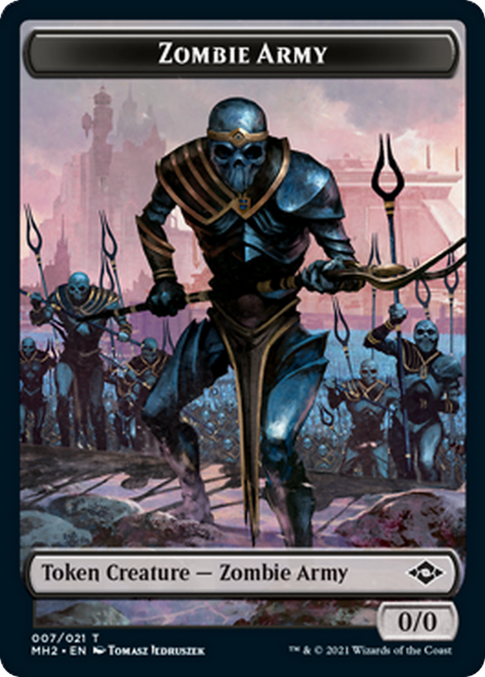 Zombie Army (TMH2-007) - Modern Horizons 2 Tokens