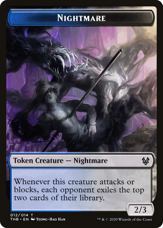 Nightmare (THB-012) - Theros Beyond Death Tokens Foil