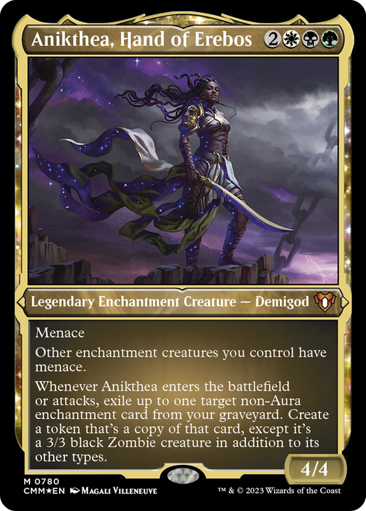 Anikthea, Hand of Erebos (Display Commander) (Foil Etched) [Commander Masters]