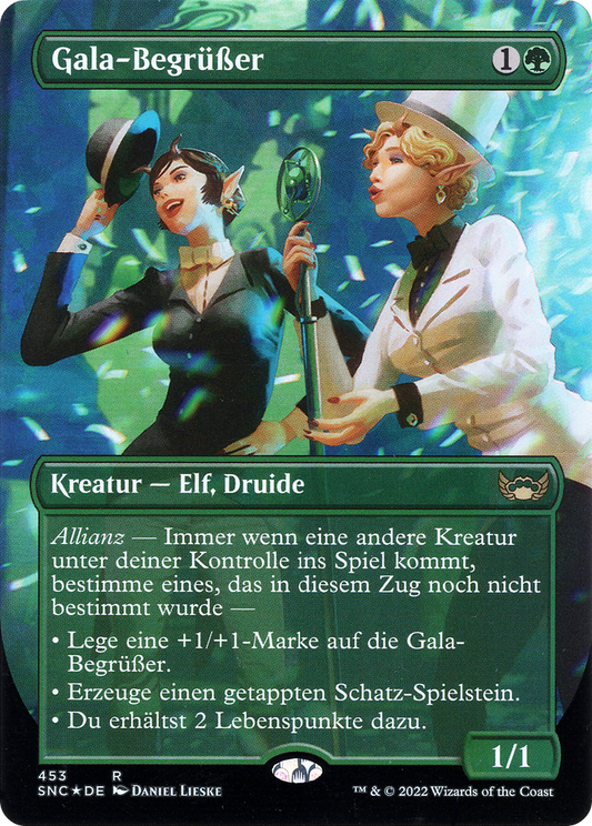 Gala Greeters (German) (UMP-453) - Streets of New Capenna (Borderless) Foil