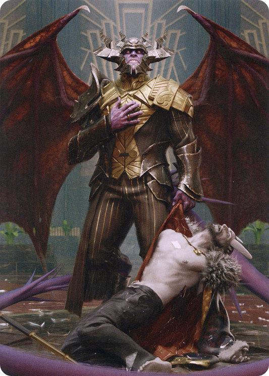 Ob Nixilis, the Adversary // Ob Nixilis, the Adversary (ASNC-031) - New Capenna Art Series (Borderless)