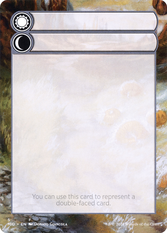 Double-Faced Substitute Card (SMID-005) - Innistrad: Midnight Hunt Substitute Cards (Borderless)