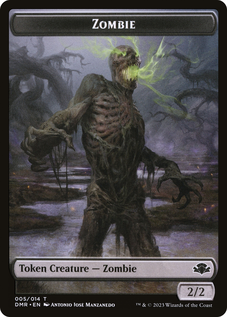 Zombie (TDMR-005) - Dominaria Remastered Tokens Foil