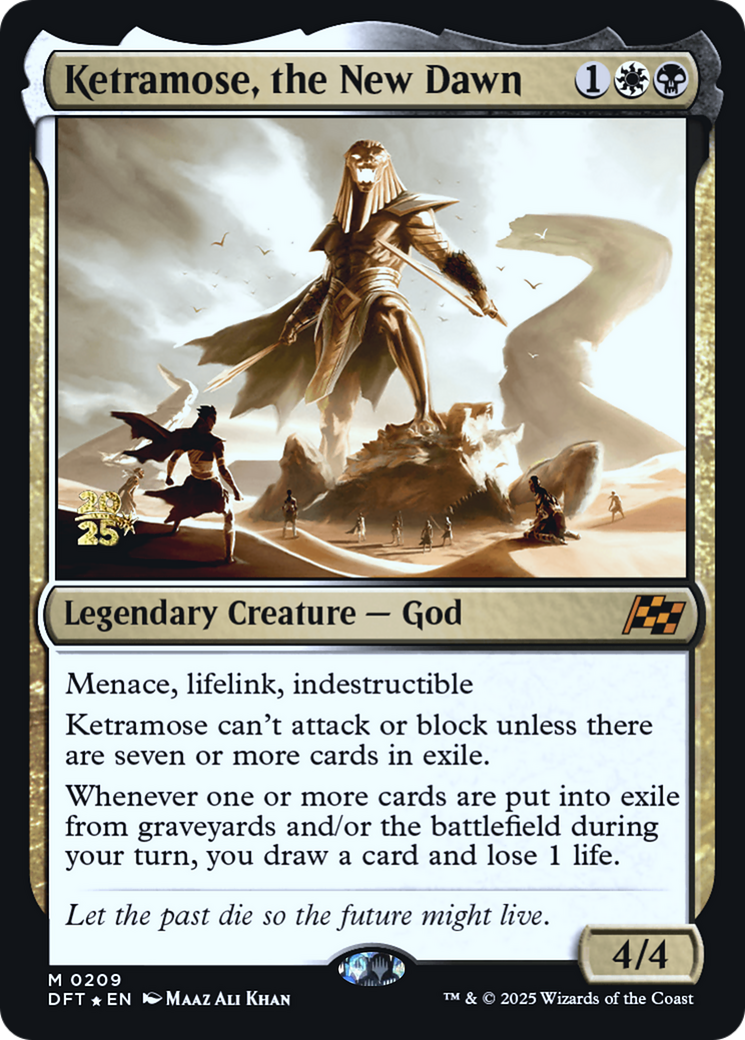 Ketramose, the New Dawn [Aetherdrift Prerelease Promos]