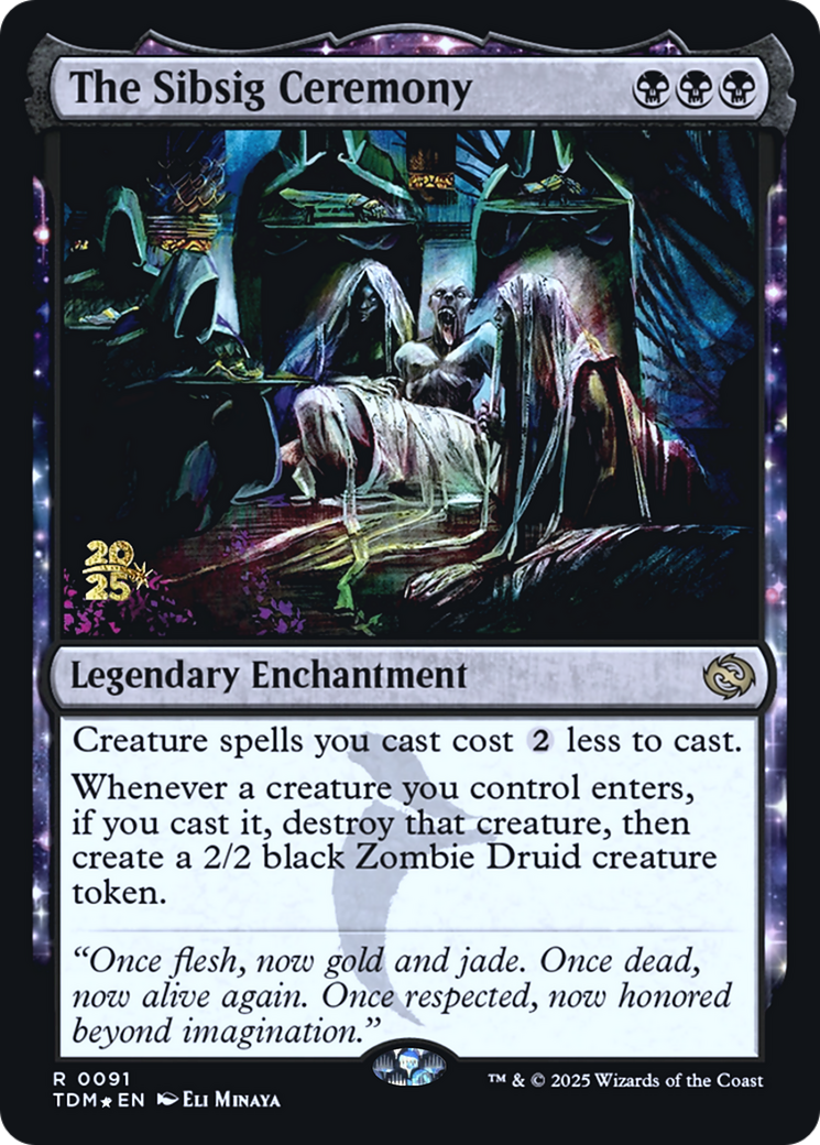 The Sibsig Ceremony [Tarkir: Dragonstorm Prerelease Promos]