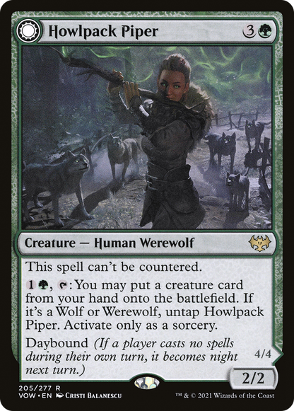 Howlpack Piper // Wildsong Howler [Innistrad: Crimson Vow]