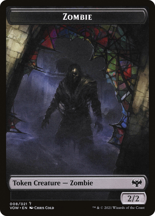 Zombie (TVOW-008) - Innistrad: Crimson Vow Tokens Foil
