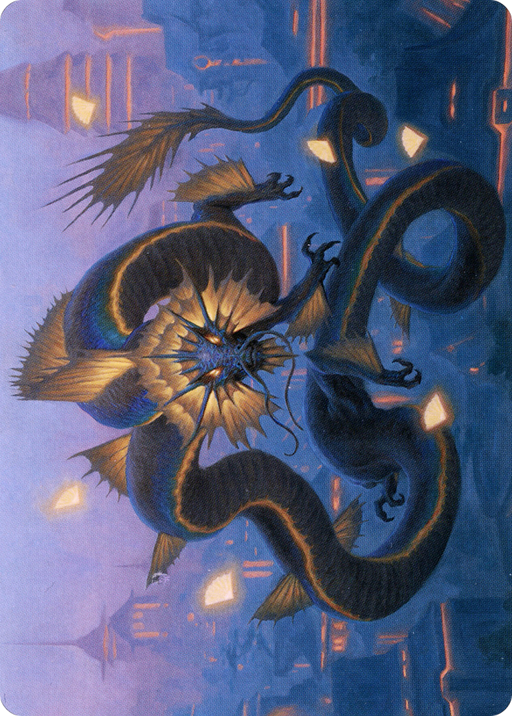 Ao, the Dawn Sky // Ao, the Dawn Sky (ANEO-025) - Neon Dynasty Art Series (Borderless) Foil