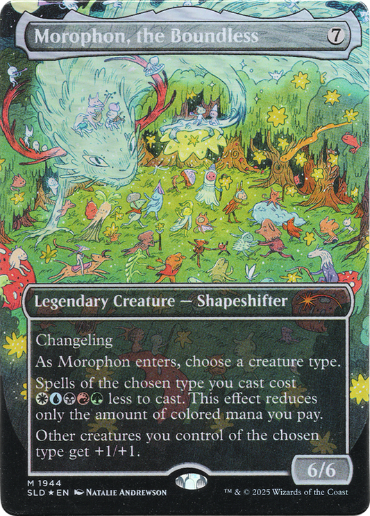 Morophon, the Boundless (Display Commander) - Thick Stock (Double Rainbow Foil) [Secret Lair Drop Series]