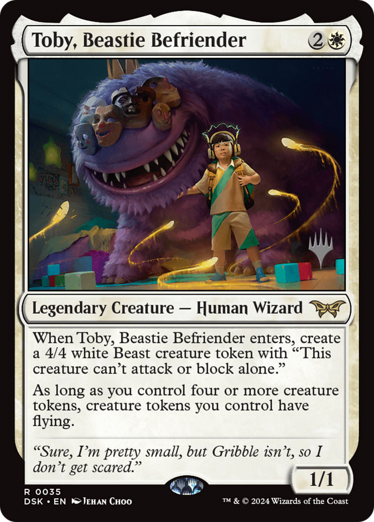 Toby, Beastie Befriender (Promo Pack) [Duskmourn: House of Horror Promos]
