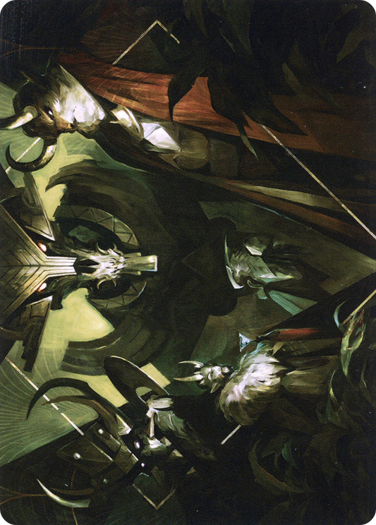 Meeting of the Five // Meeting of the Five (ASNC-030) - New Capenna Art Series (Borderless) Foil