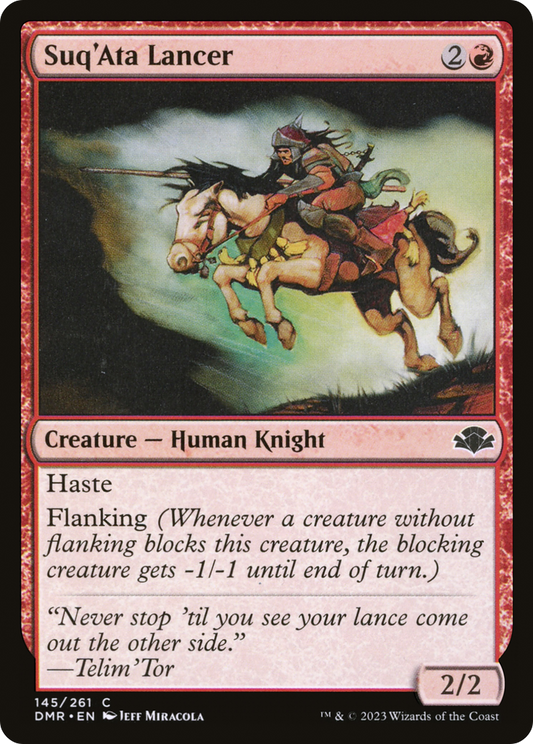 Suq'Ata Lancer (DMR-145) - Dominaria Remastered Foil