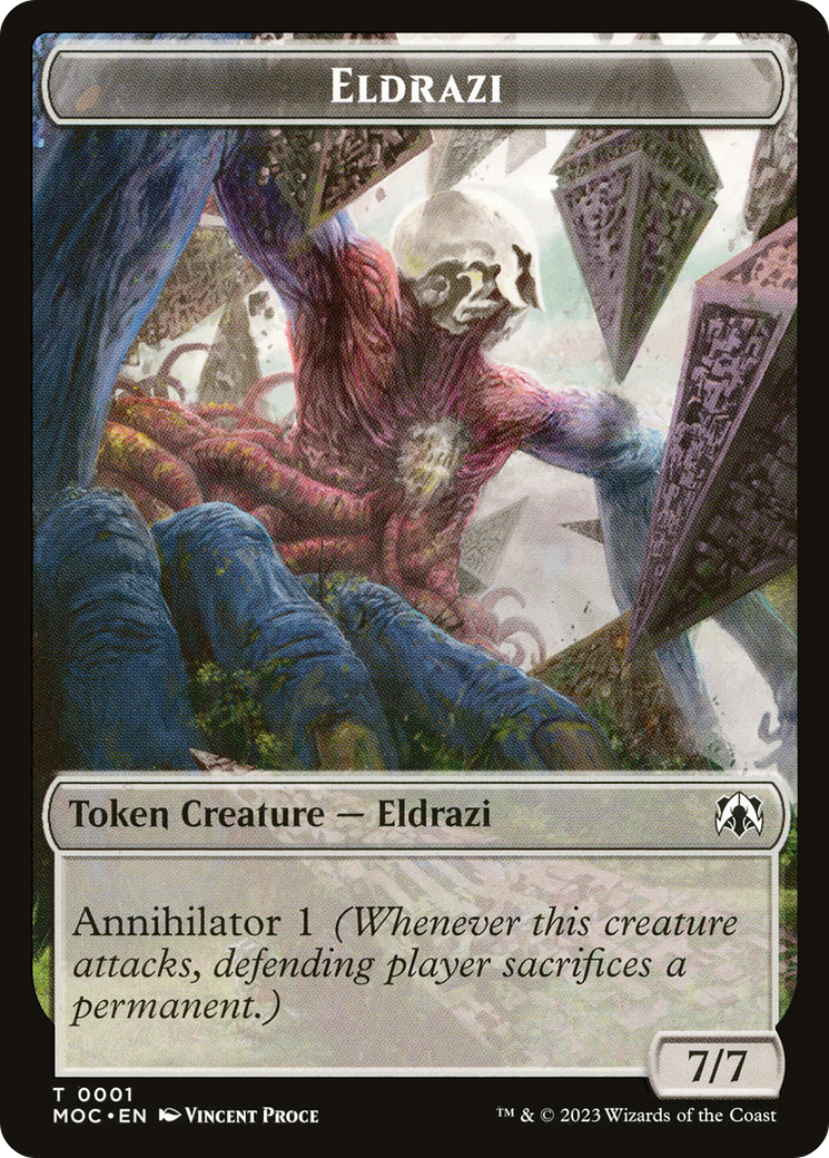 Eldrazi (TMOC-001) - March of the Machine Commander Tokens