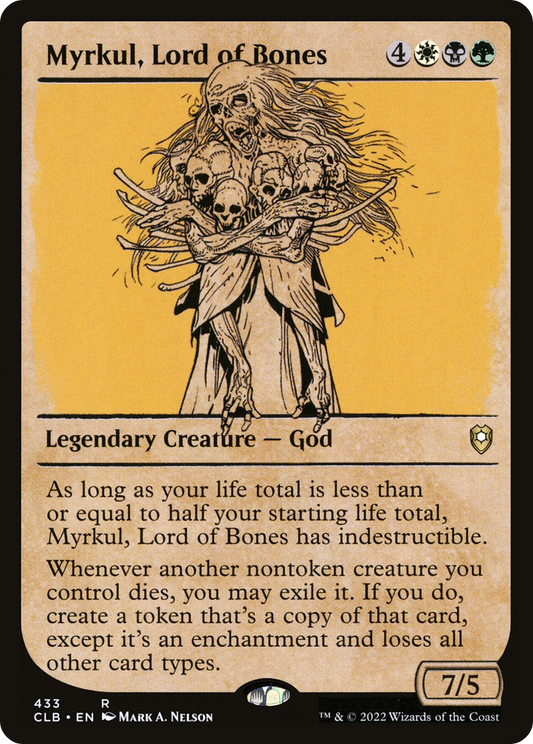 Myrkul, Lord of Bones (Showcase) [Commander Legends: Battle for Baldur's Gate]