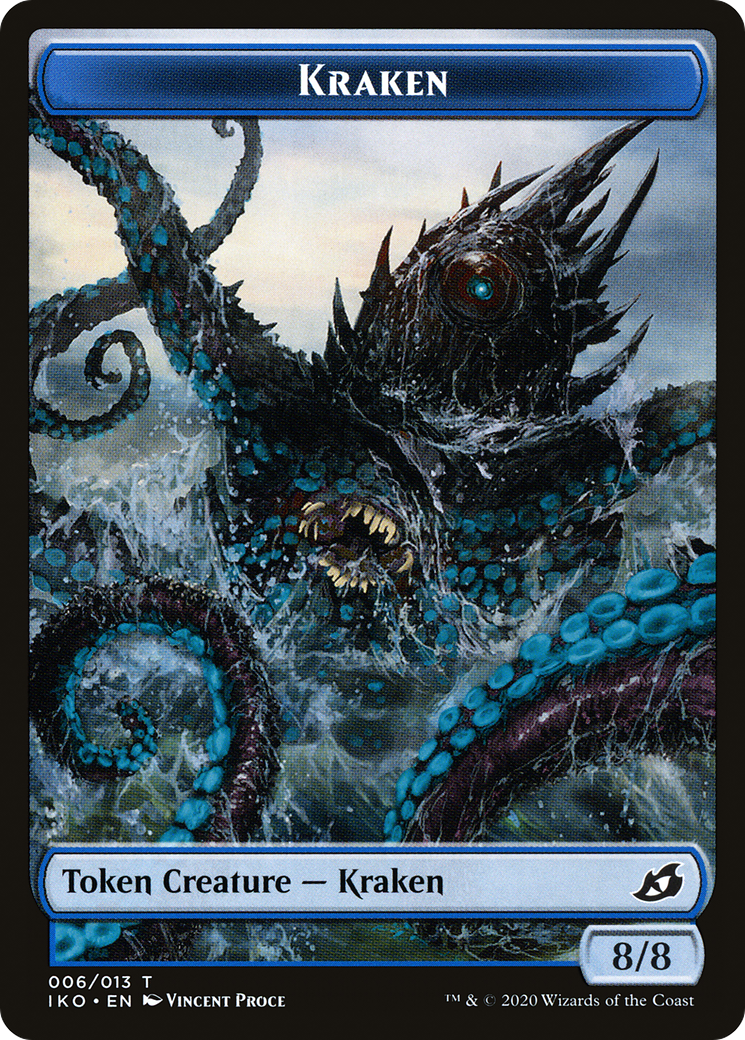 Kraken (IKO-006) - Ikoria: Lair of Behemoths Tokens Foil